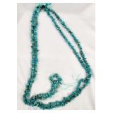 Turquoise 16'L String of Nugget Beads [x4]