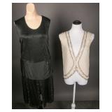 1920s Flapper Silk Dress and Blouse Lot