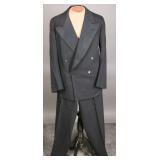 Unusual 1940s Navy Blue Wool Tuxedo