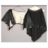 Late Victorian Underskirt & c. 1930s Capelet