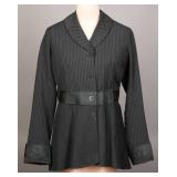1920s Ladies Pinstripe Walking Suit Jacket