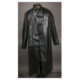 1930s-1940s Vulcanized Rubber Raincoat