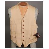 1950s Brentwood Wool Gabardine Sport Vest