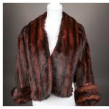 1950s Overdyed Ranch Mink Jacket/Stole