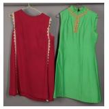 1960s MCM Mod Scooter Dresses Lot of 2
