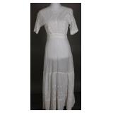 1905-1915 Cotton Embroidered Dress
