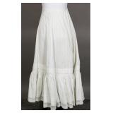 1905-1910 Cotton Underskirt w/ Lace