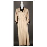 Rare 1900s Silk and Wool Patriotic Car Coat
