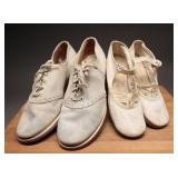 1930s Leather Oxfords and Mary Jane Shoes Lot