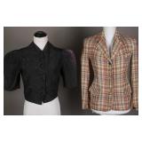 1930s-1940s Wool and Silk Jackets