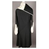 1920s Saks 5th Ave Black Flapper Coat