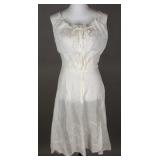 Edwardian Cotton Slip With Embroidery