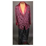 1950s Pilgrim Satin Robe With Coordinating Pajamas
