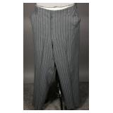 1950s-60s Gray Western Style Pinstripe Trousers