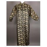 1950s-60s Asian Lounge Jacket With Chrysanthemum