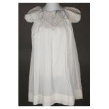 1910s Edwardian Hand-Crocheted Nightgown