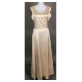 Stunning Early 1930s Candlelight Silk Evening Gown