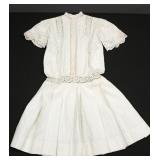 Edwardian Cotton Hand-Embroidered Girlï¿½s Dress