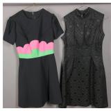 1960s Black Print Dresses (2)
