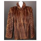 1960s-1970s Unique Design Mink Fur Jacket