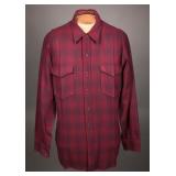 1950s Pendleton Red Shadow Plaid Men