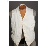 Rare 1920s to 1930s Textured Cotton Summer Vest