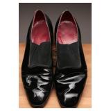 1950s Aristocraft Black Patent Leather Shoes