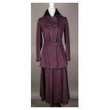 1920s Wool-Check Ladies Walking Suit