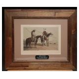 1855 Lithograph of Navajos by H.B. Mollhausen
