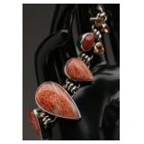 Sterling Sunstone Bracelet, 39g