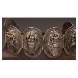 Sterling Locust Panel Bracelet, 54.54g
