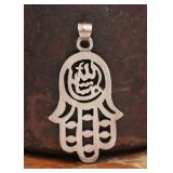 Sterling Hamsa Pendant 13.05g