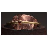 Chris Anderson Copper Brass Feather Bracelet
