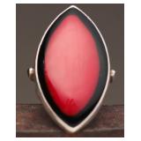 SS "Evil Eye" Ring, BC Hallmark, 8.67g