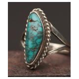 Sterling Silver Ring 3.56 g Turquoise