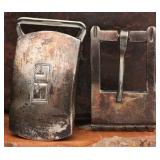 Sterling Belt Buckles (2) 36.45g