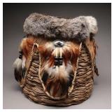 1980s Native American Handcrafted Basket