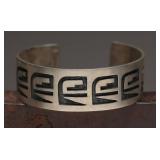 Hale Kahe Hopi Sterling Cuff Bracelet, 39.62