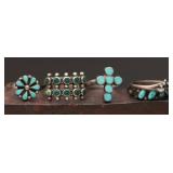 Five Sterling Rings 11.49g