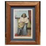 Chief Seattle Postcard c.1910-1920, Framed