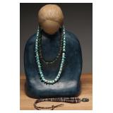Three Stone Beaded Necklaces