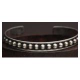 .925 Silver Mexican Cuff Bracelet, 15.61g