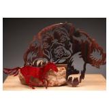 Metal Art Dog and Horse