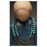 Labradorite Turquoise Necklace