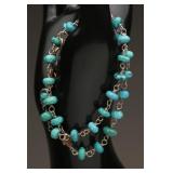 16" Turquoise Necklace by SJK Creations