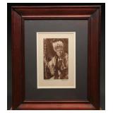 Chief Timbo Photogravure by Wanamaker, 1913