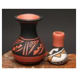 Navajo and Acoma Miniature Pottery