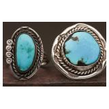 Sterling Turquoise Rings, 12.82 g (2)
