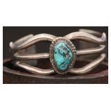 Navajo Sand Cast Bracelet, 46.41g
