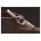 Sterling Tension Clasp Bangle 19.03g